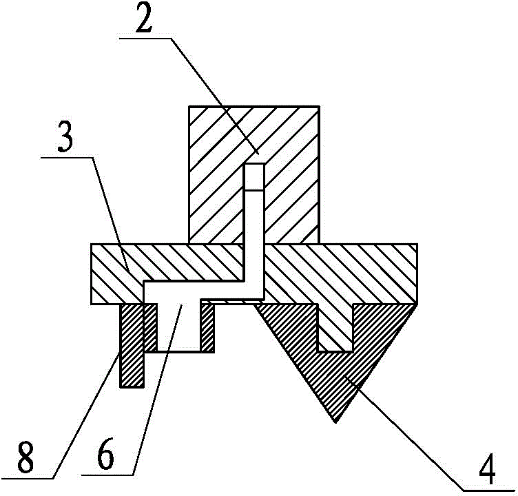 Transparent vehicle wiper with swinging spraying device