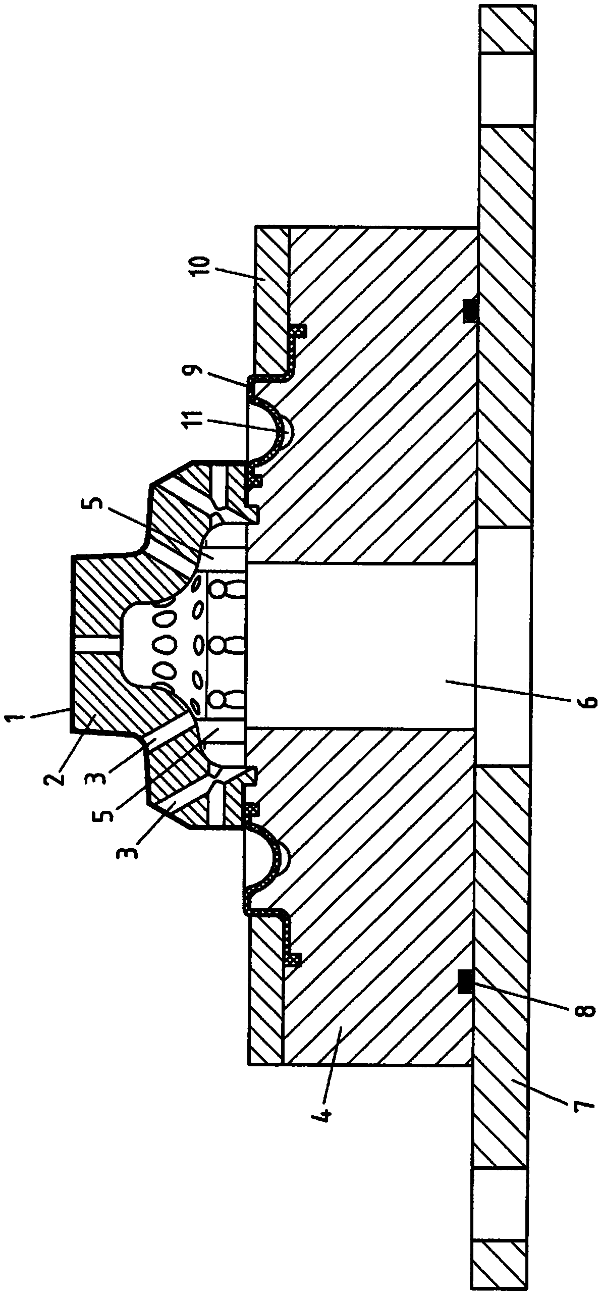 Method and device for producing fiber molded parts, and fiber molded parts