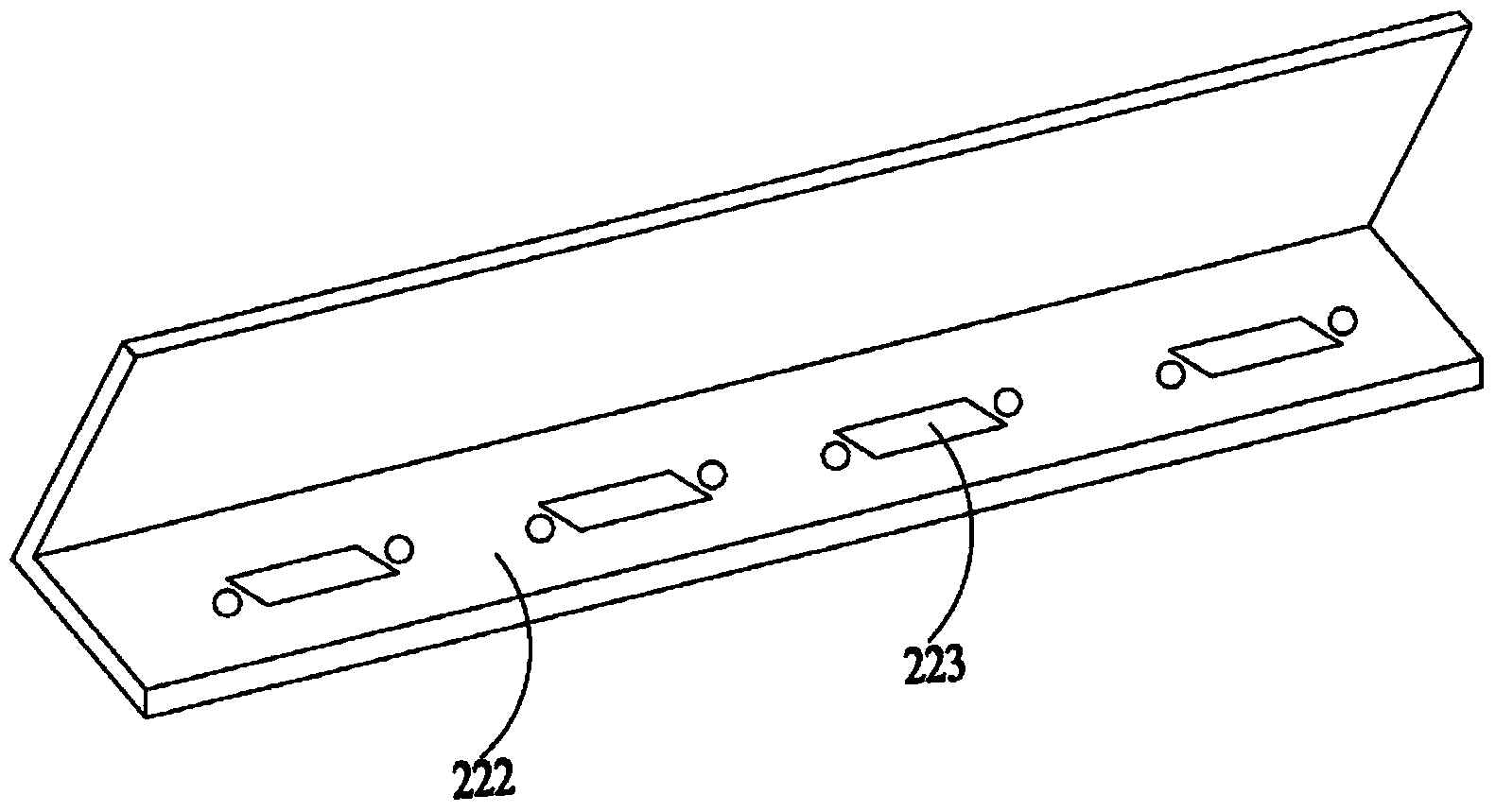 Advertising lamp box disassembly and assembly method
