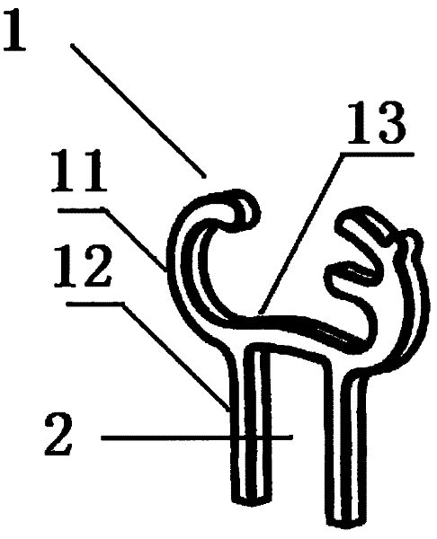 Animal shaped clamping groove hanger