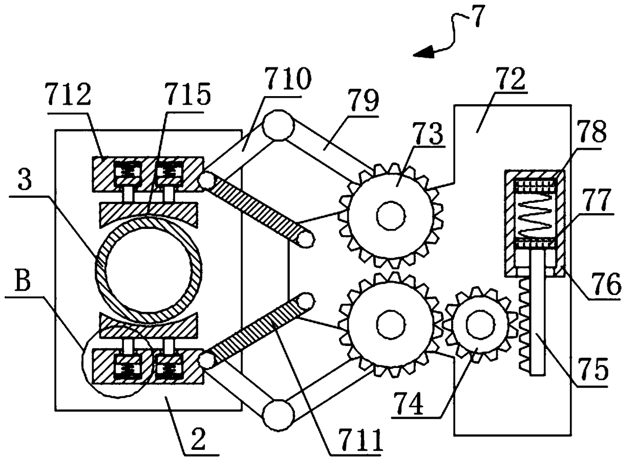 On-line detection device for gas tightness of canister