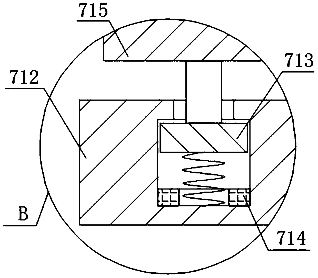 On-line detection device for gas tightness of canister