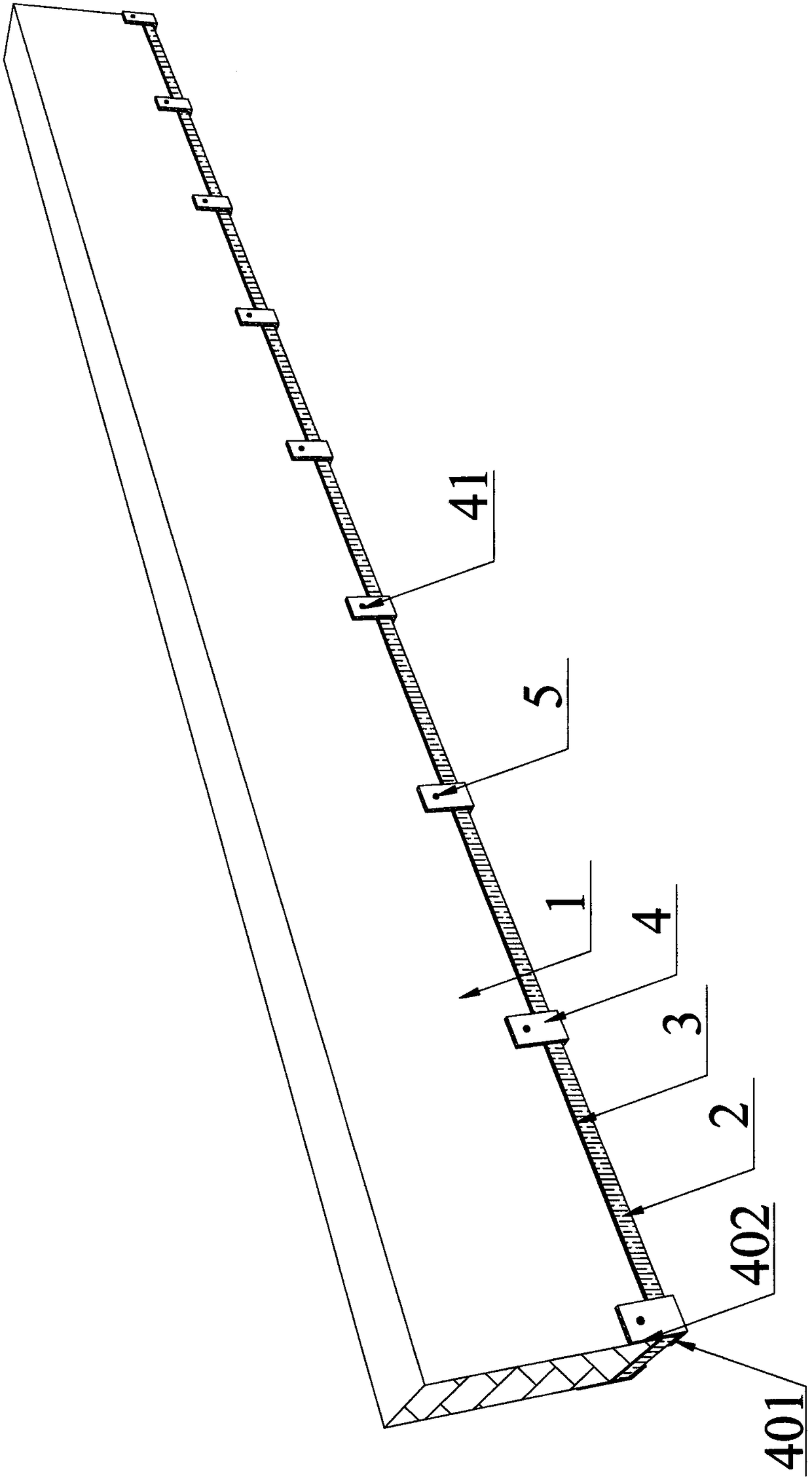 Bending member for bamboo reinforced wood beam and manufacture method thereof