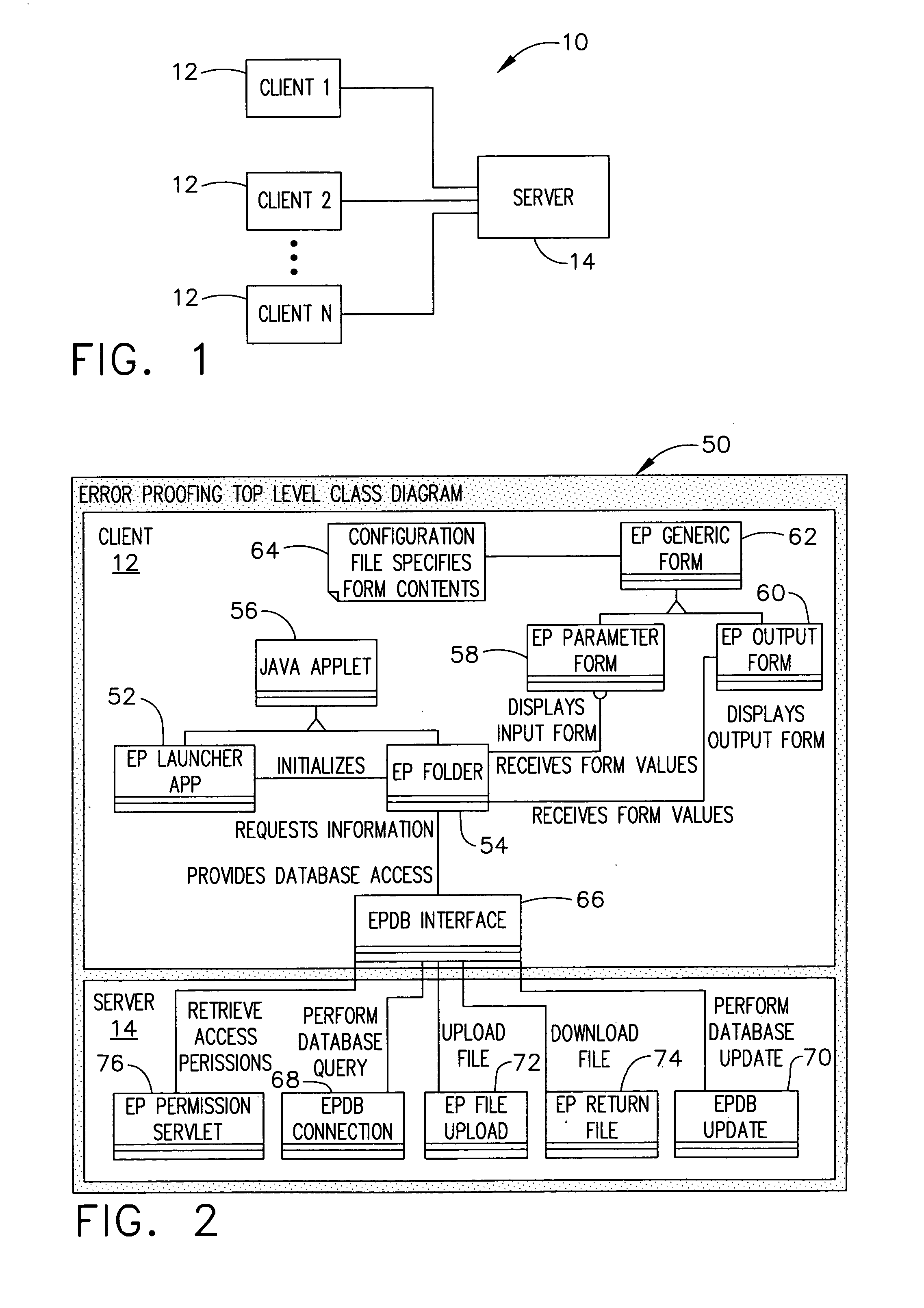 Method and apparatus for error proofing