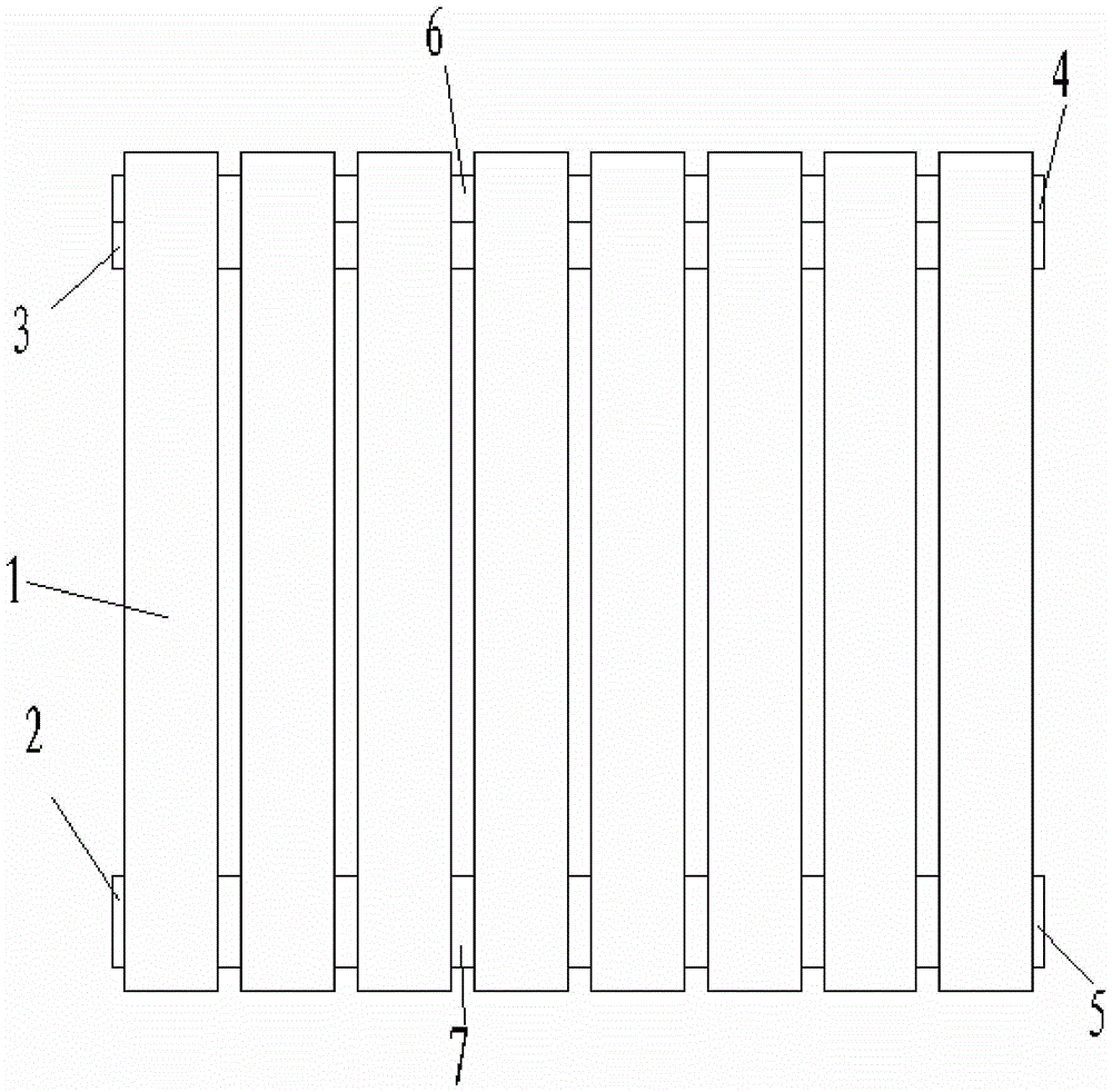 Radiator for heating with large cooling area