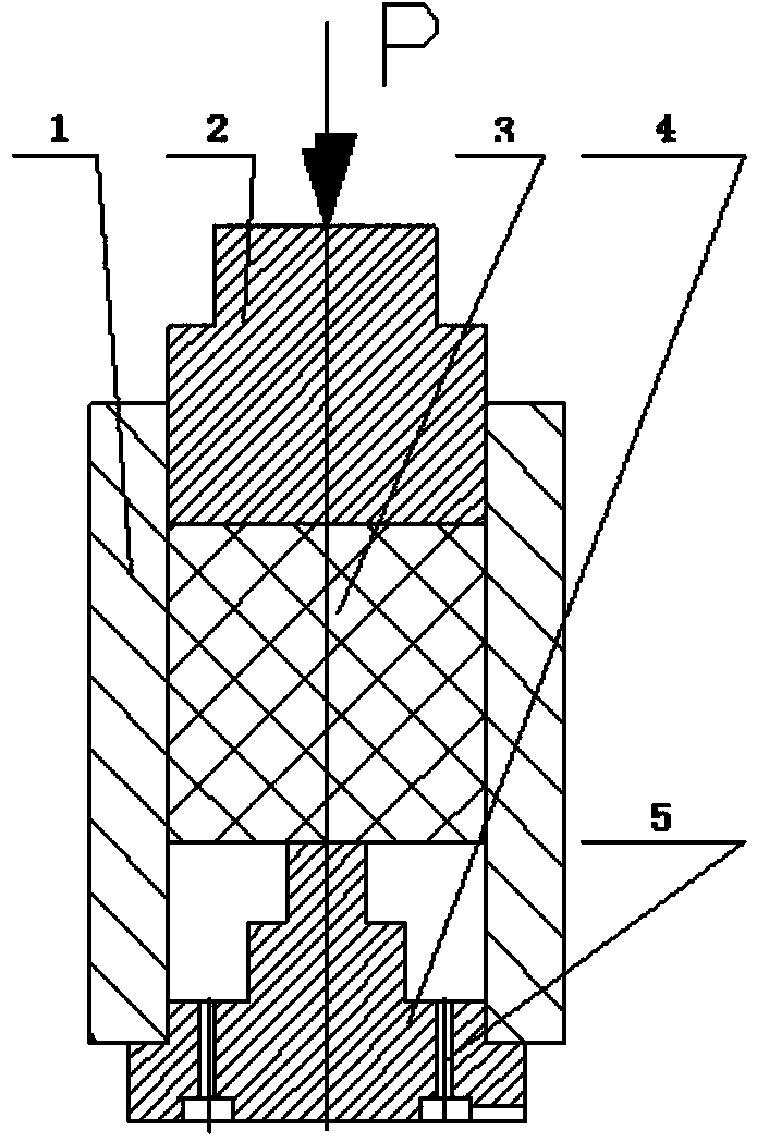 Experimental device for evaluating explosive loading impact safety of tail part of projectile body