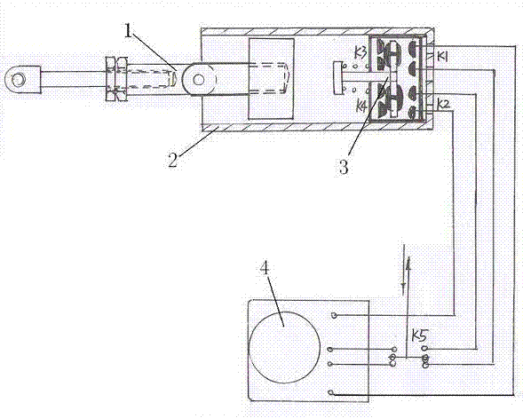 Mechanical and electrical integrated interlocking control device