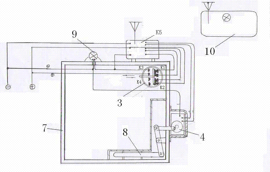 Mechanical and electrical integrated interlocking control device