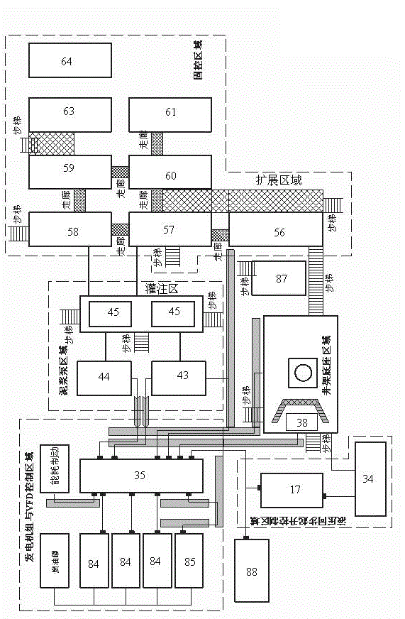 Simulating training system of intelligent well drilling device