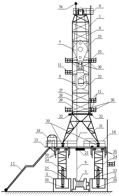 Simulating training system of intelligent well drilling device