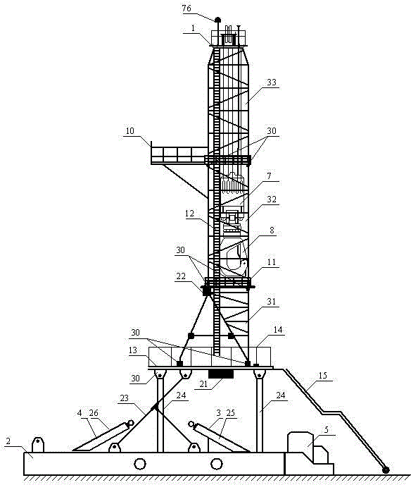 Simulating training system of intelligent well drilling device