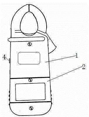 Tong-type ammeter with recording function