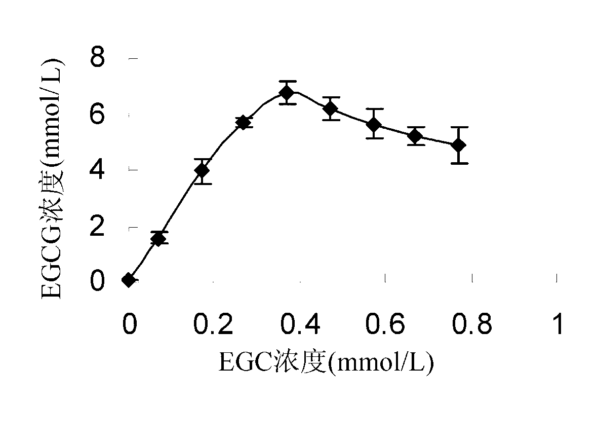 Activity detection method of ester type catechin synthetase