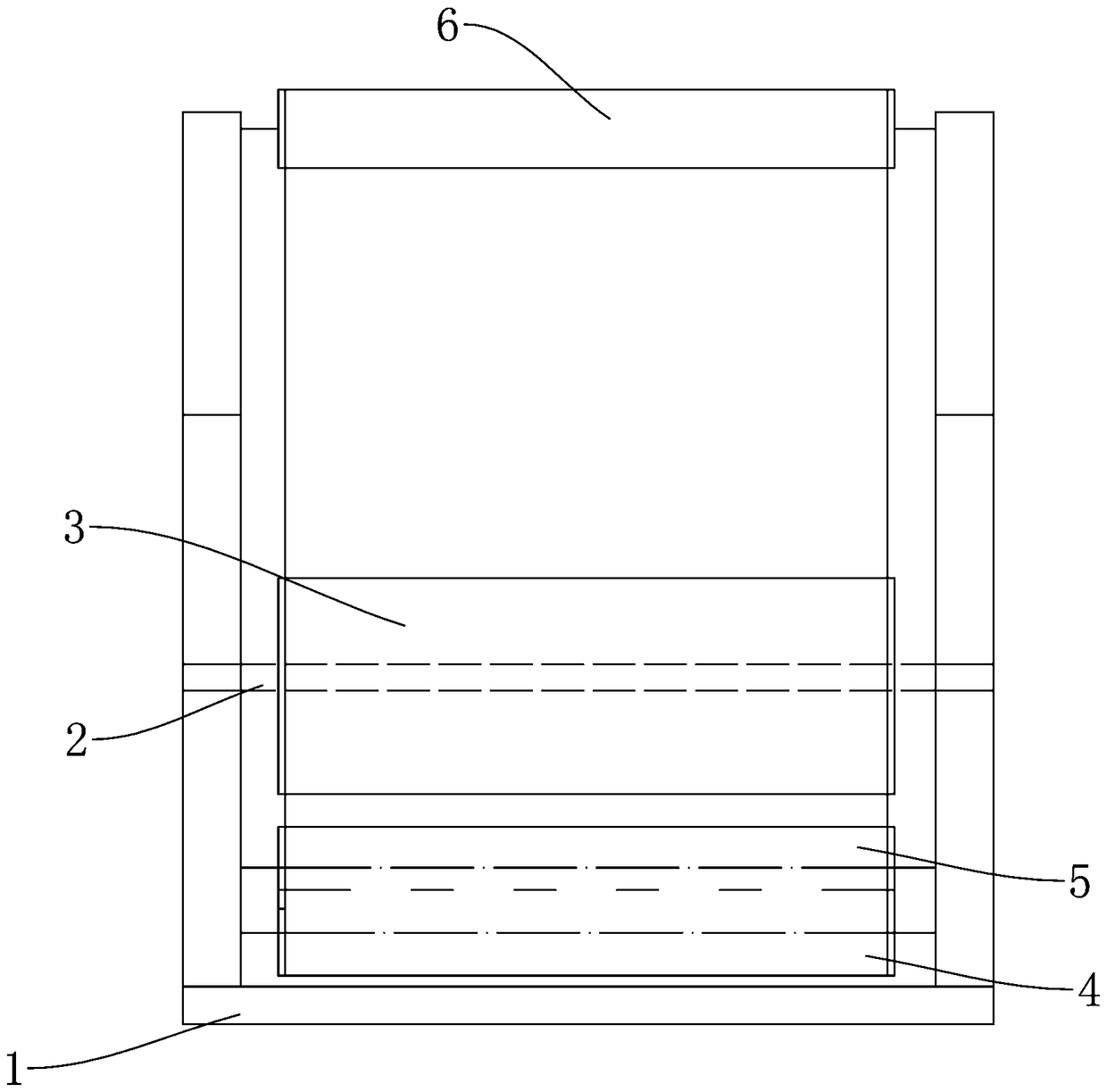 Woven bag rolling device