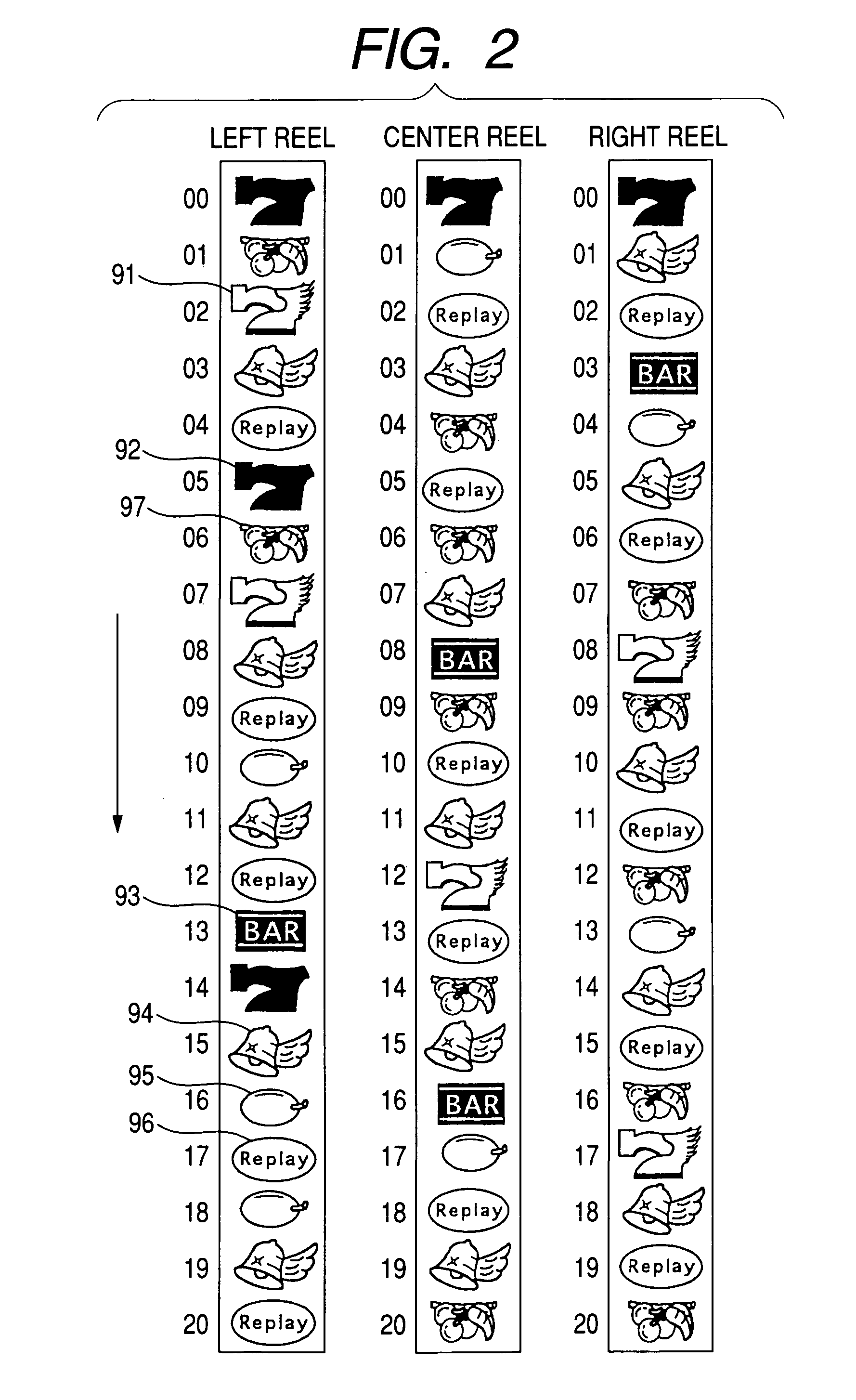 Gaming machine with a light guiding plate subjected to a light scattering process and having a light deflection pattern