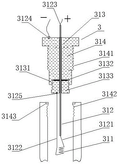 Thimble sealed type trigger and cracking device