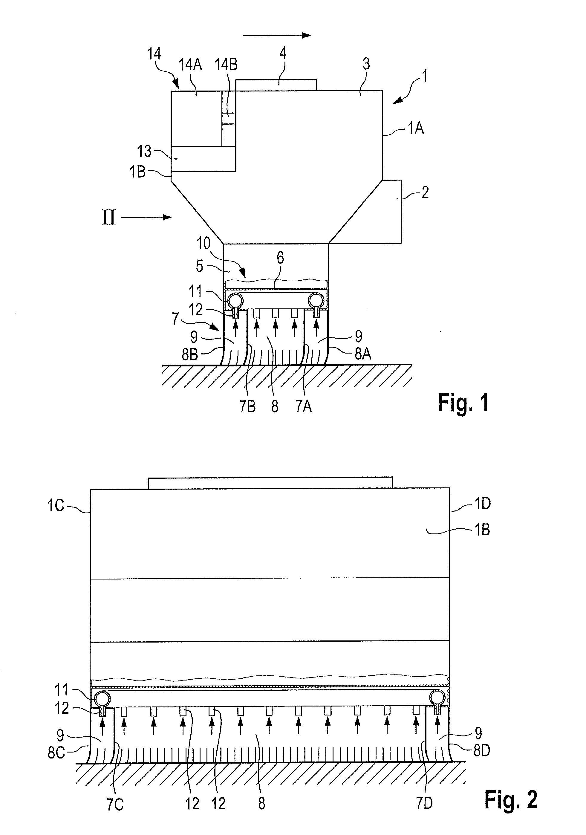 Civil Engineering Machine For Spreading Material For Spreading On Soils Or Base Materials