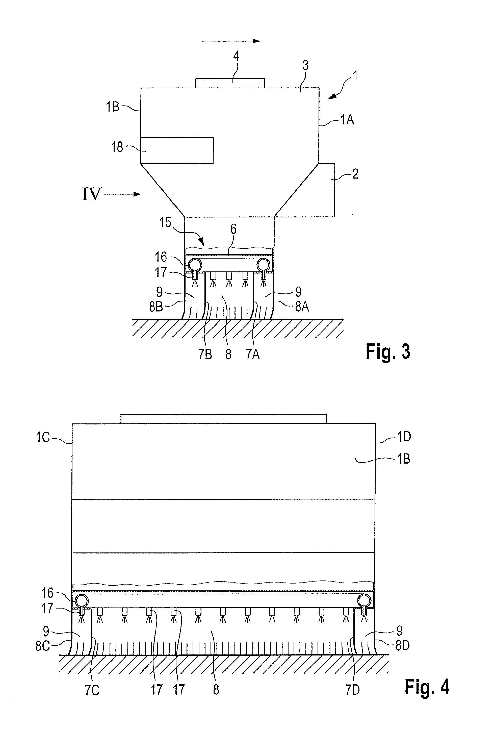 Civil Engineering Machine For Spreading Material For Spreading On Soils Or Base Materials