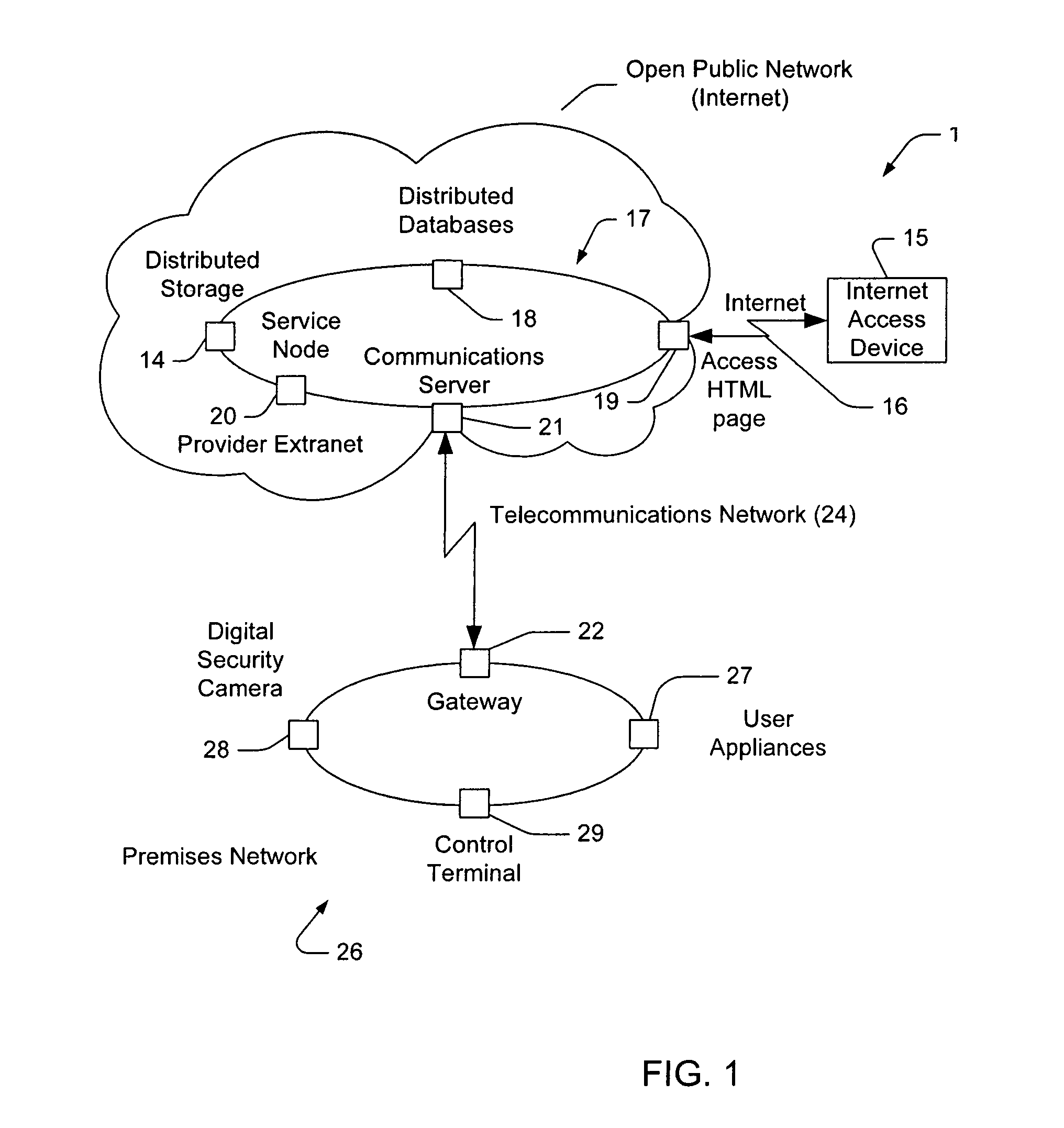 Local and remote monitoring using a standard web browser