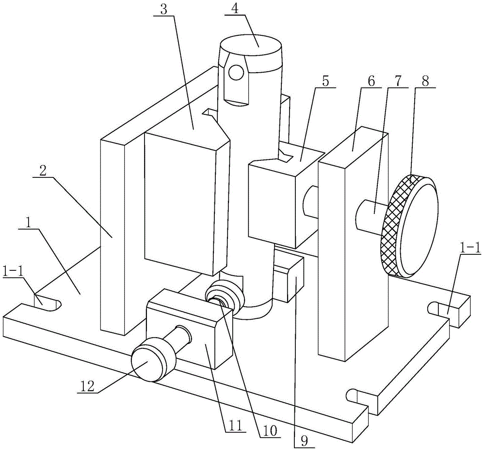 Cylindrical workpiece end flat-milling and clamping device