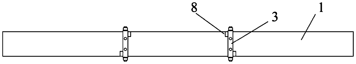 Elastic anti-seismic device for wooden beams and its installation method