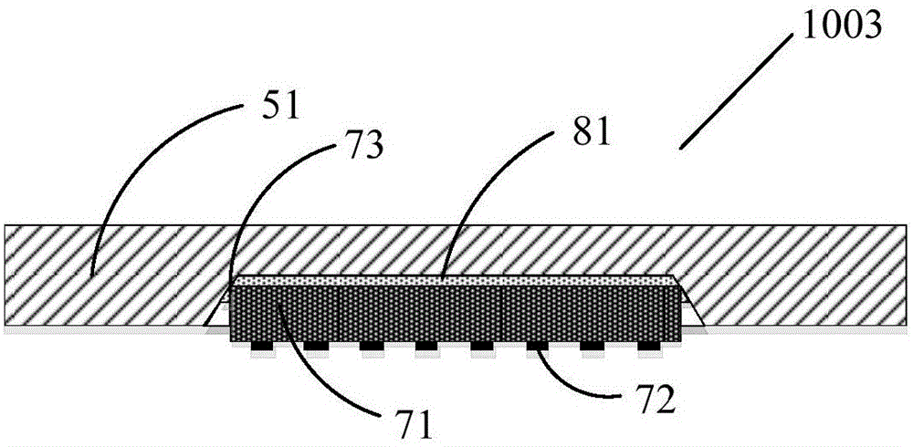 Board-level fan-out chip packaging device and preparation method thereof