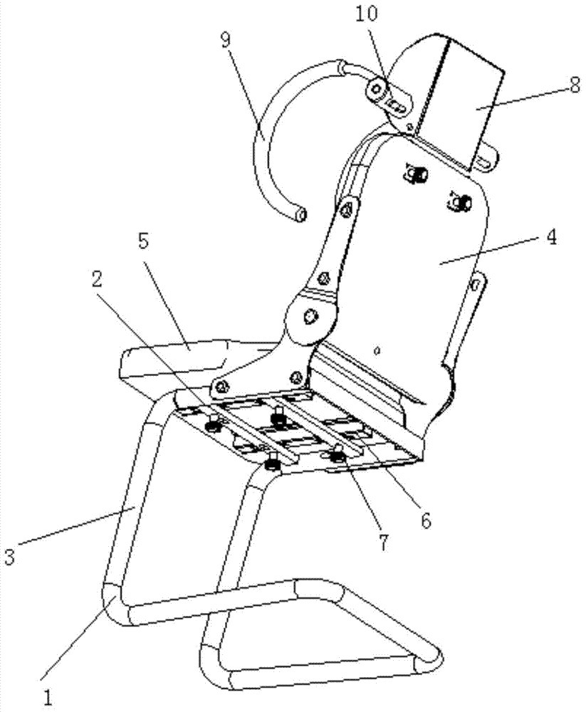 Anti-myopia intelligent student chair