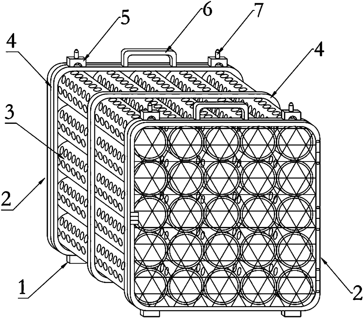 Device for temporary rearing and transporting of lobsters