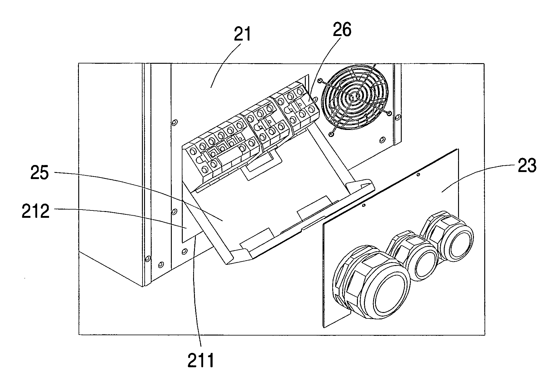 Movable terminal connecting mechanism