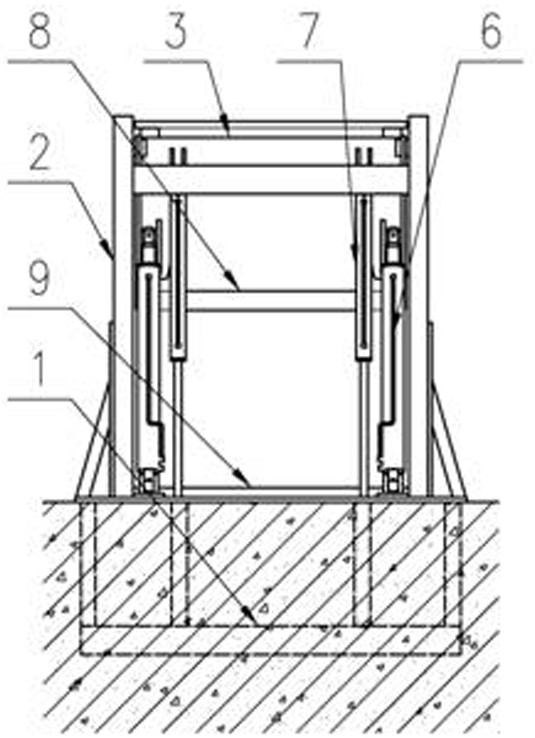 Split type feeding device and using method thereof