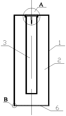 Explosive column for blast soil loosening and fertilizer applying of fruit trees