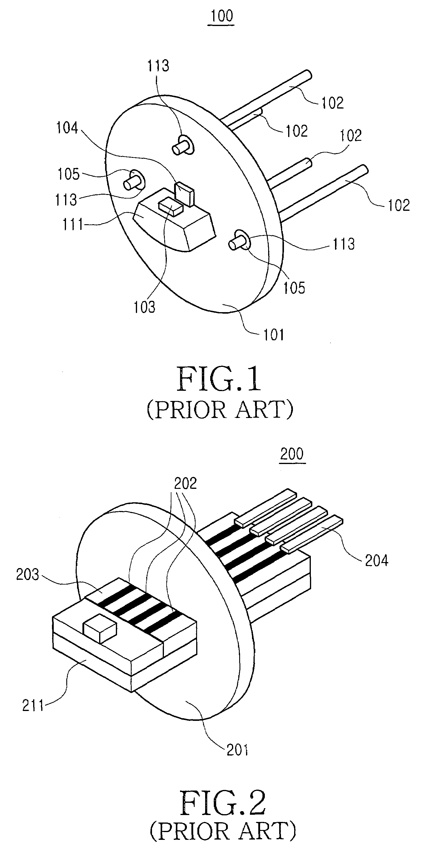 Optical element module package and method for manufacturing the same