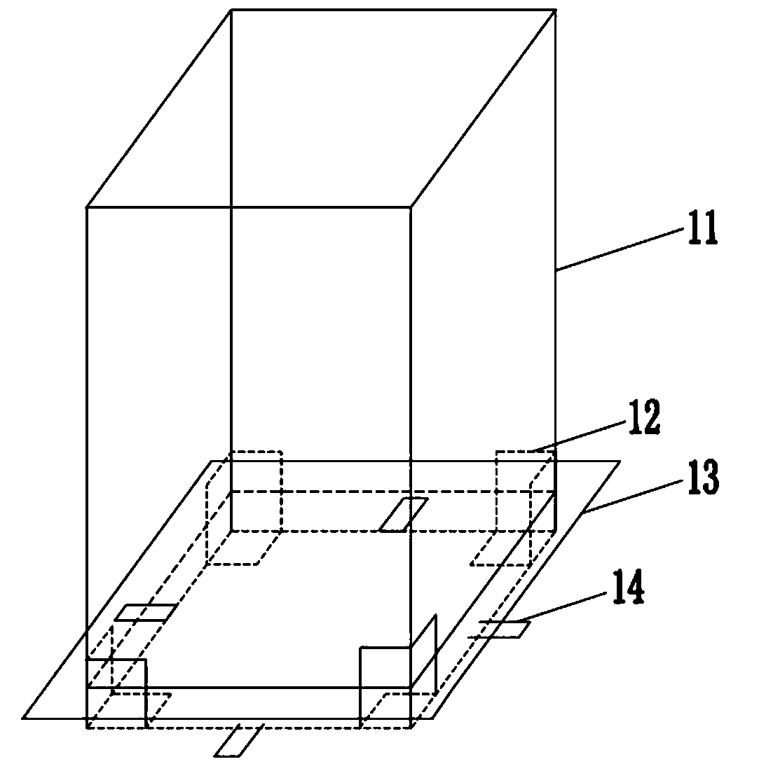Energy consuming type bolt type connecting method used for concrete precast column and foundation connection