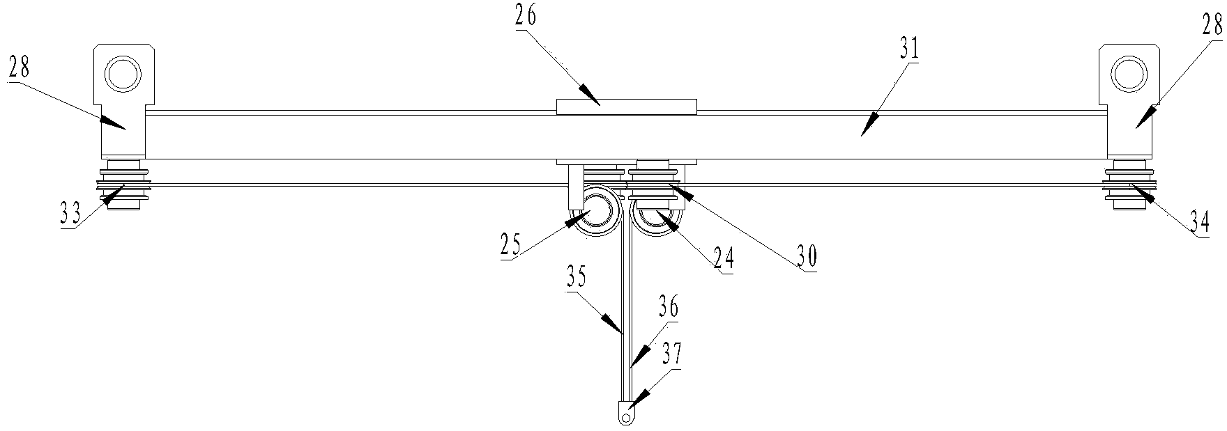 Three-dimensional follow-up constant force hanging device