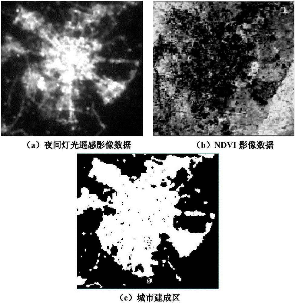 Intelligent extraction method of build-up area on the basis of nighttime light data
