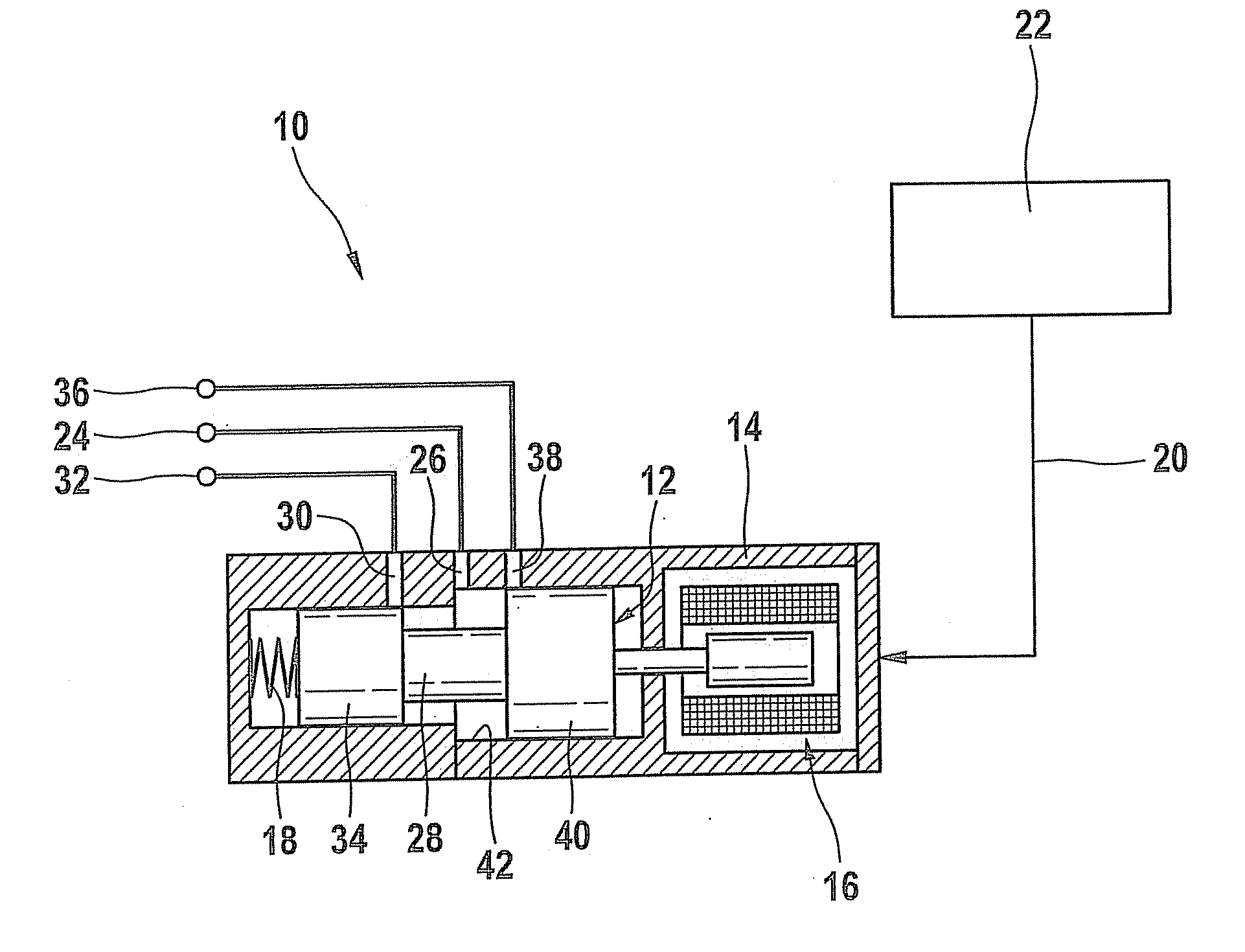 Method for operating a mechanical system, particularly a proportioning valve