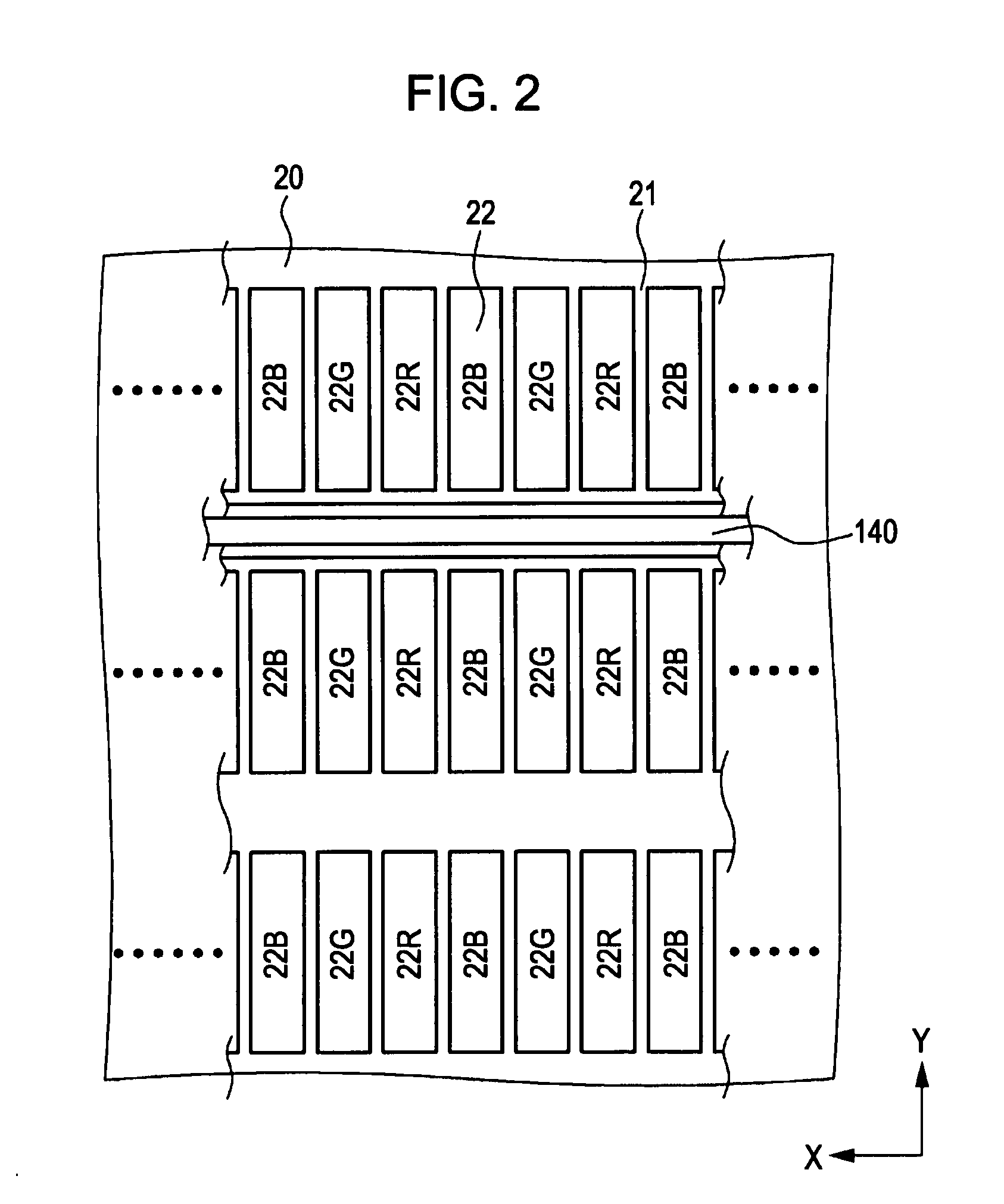 Flat-panel type display and spacer