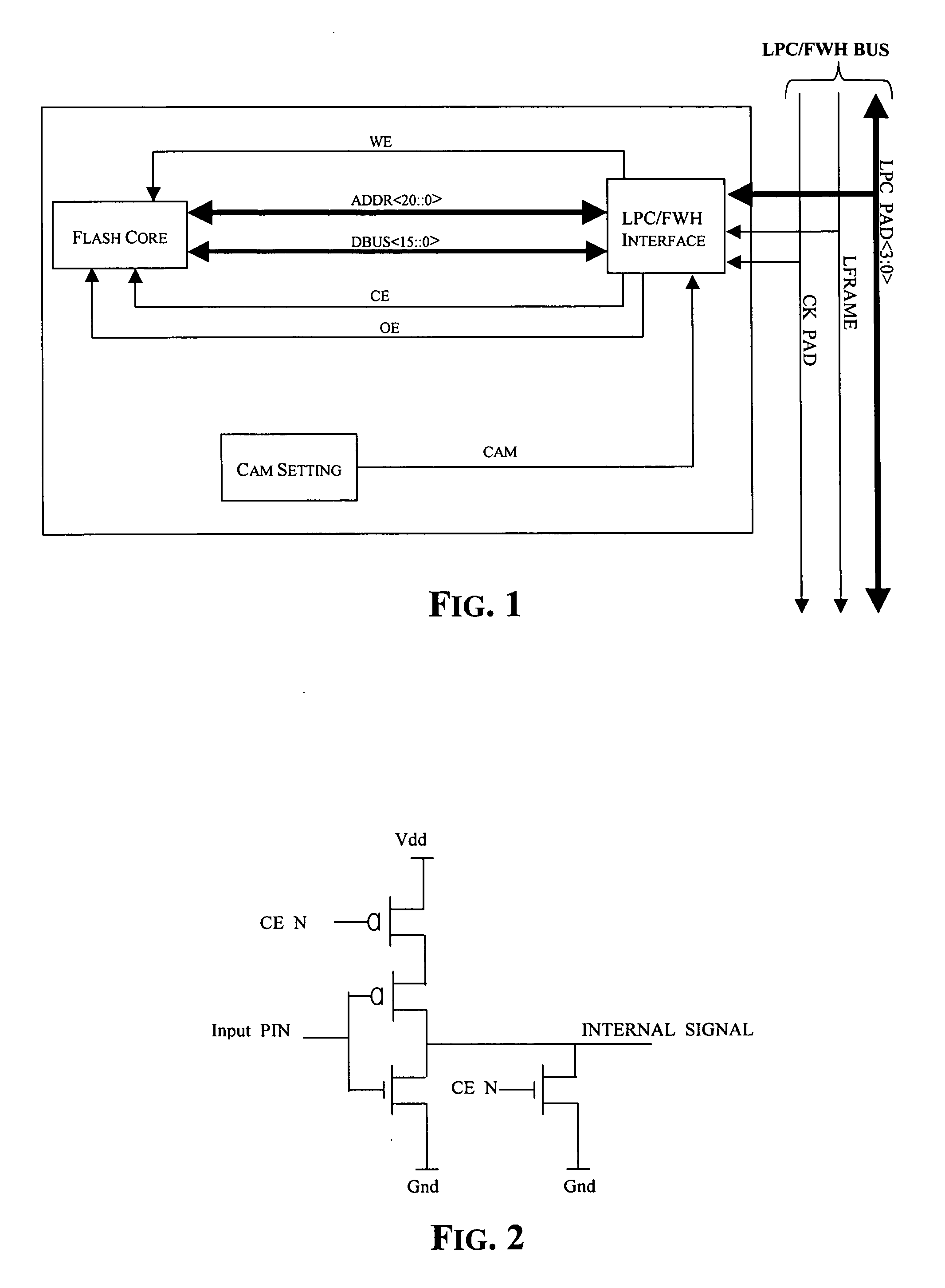 Method of generating an enable signal of a standard memory core and relative memory device