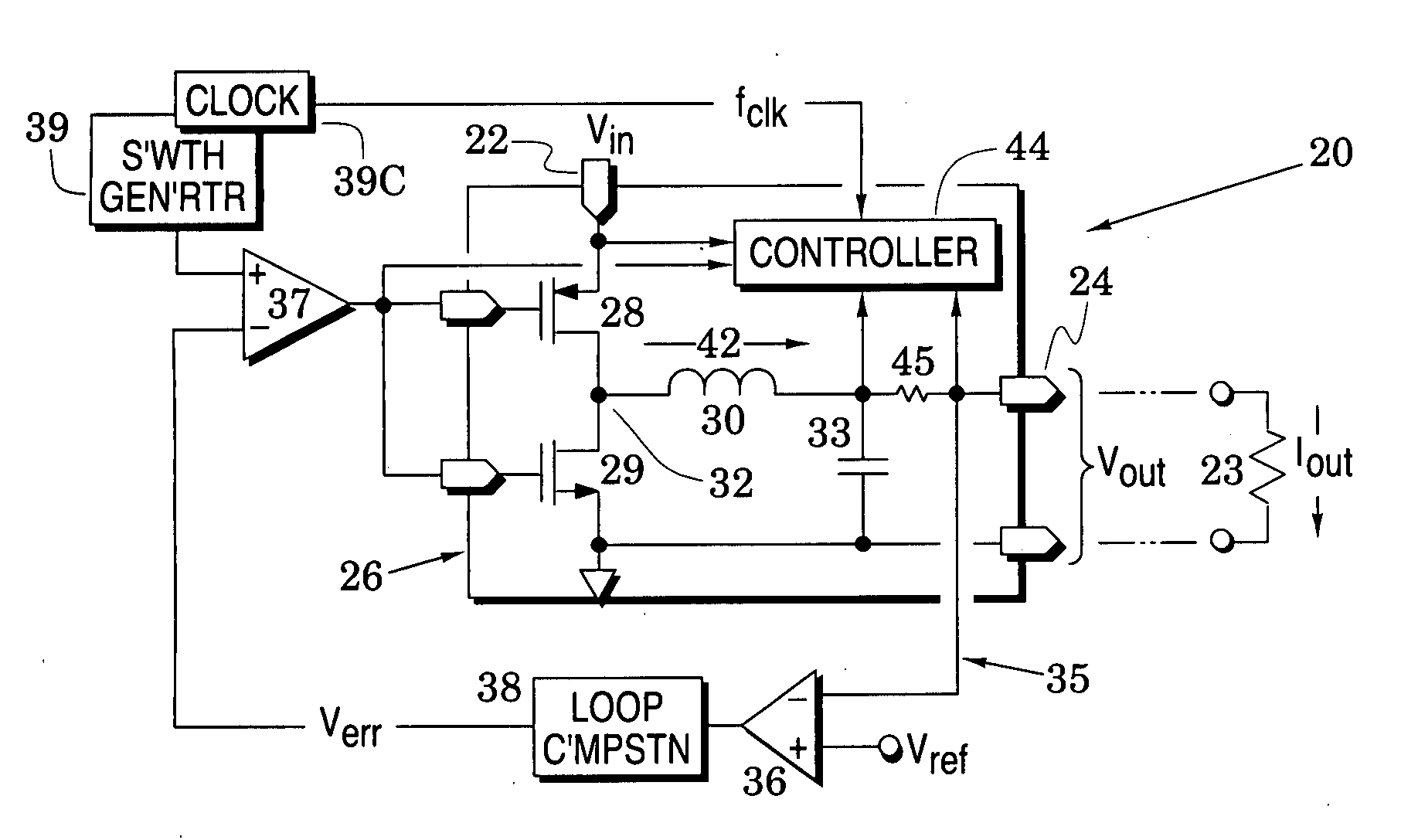 Switching converters with efficiently-controlled mode transitions