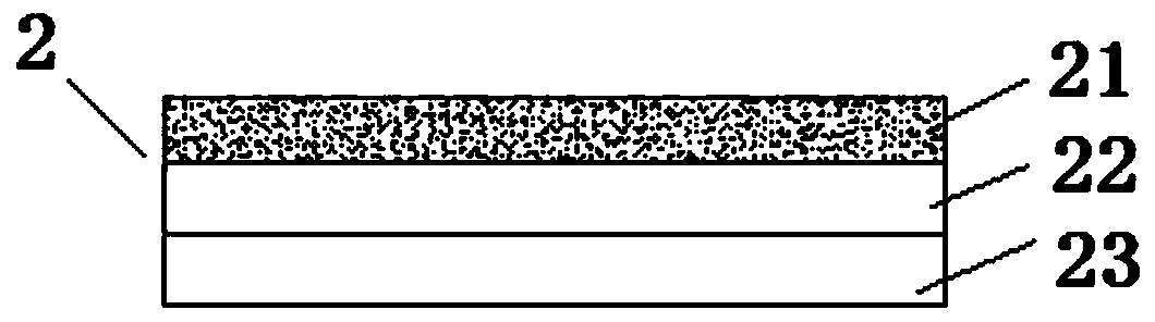 Film for pressure sensing test and preparation method thereof