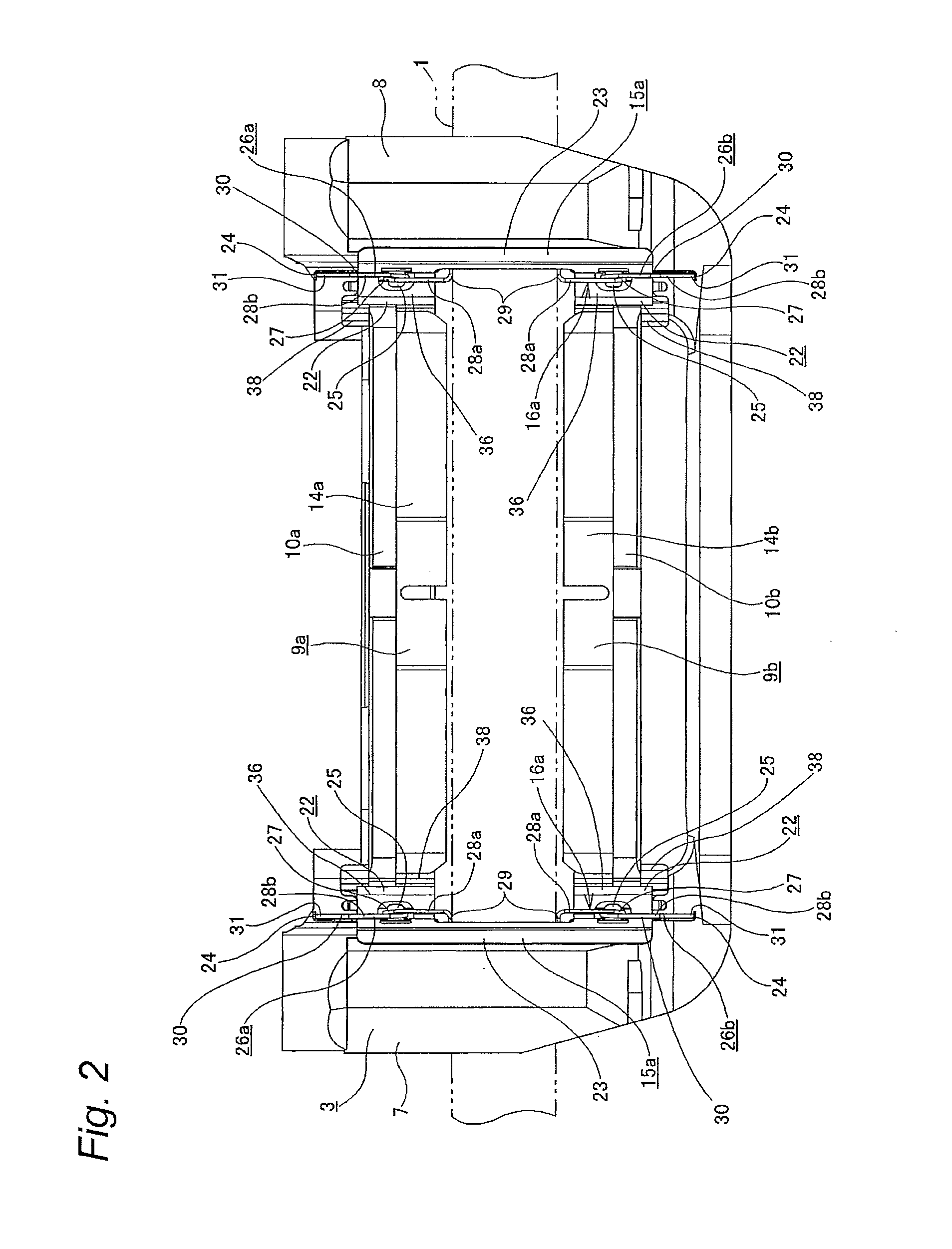Floating disc brake, method of assembling same, and assemblies consisting of pad clips and return springs