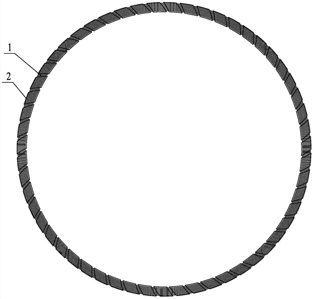 Composite steel traveler and tire bead structure using it