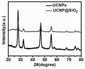 Preparation method of ZnPc-UCNP@SiO2-PEG-G nano composite