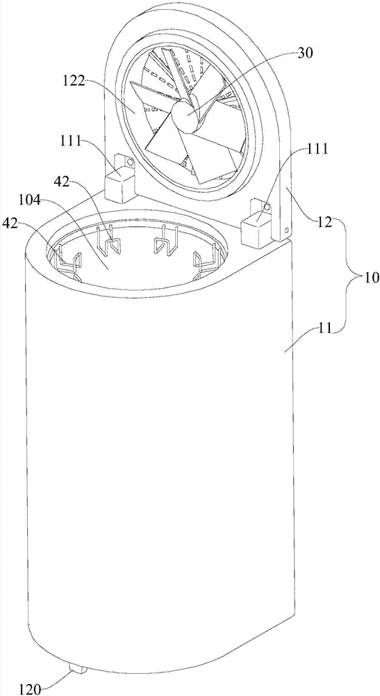 Wall-mounted type clothing care machine