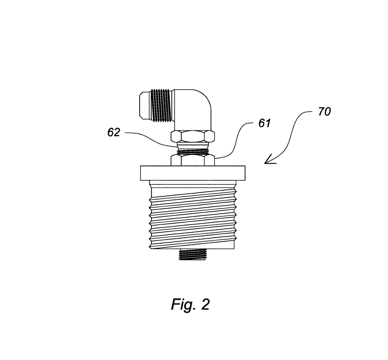 Closed-loop oil-transfer system for a vehicle