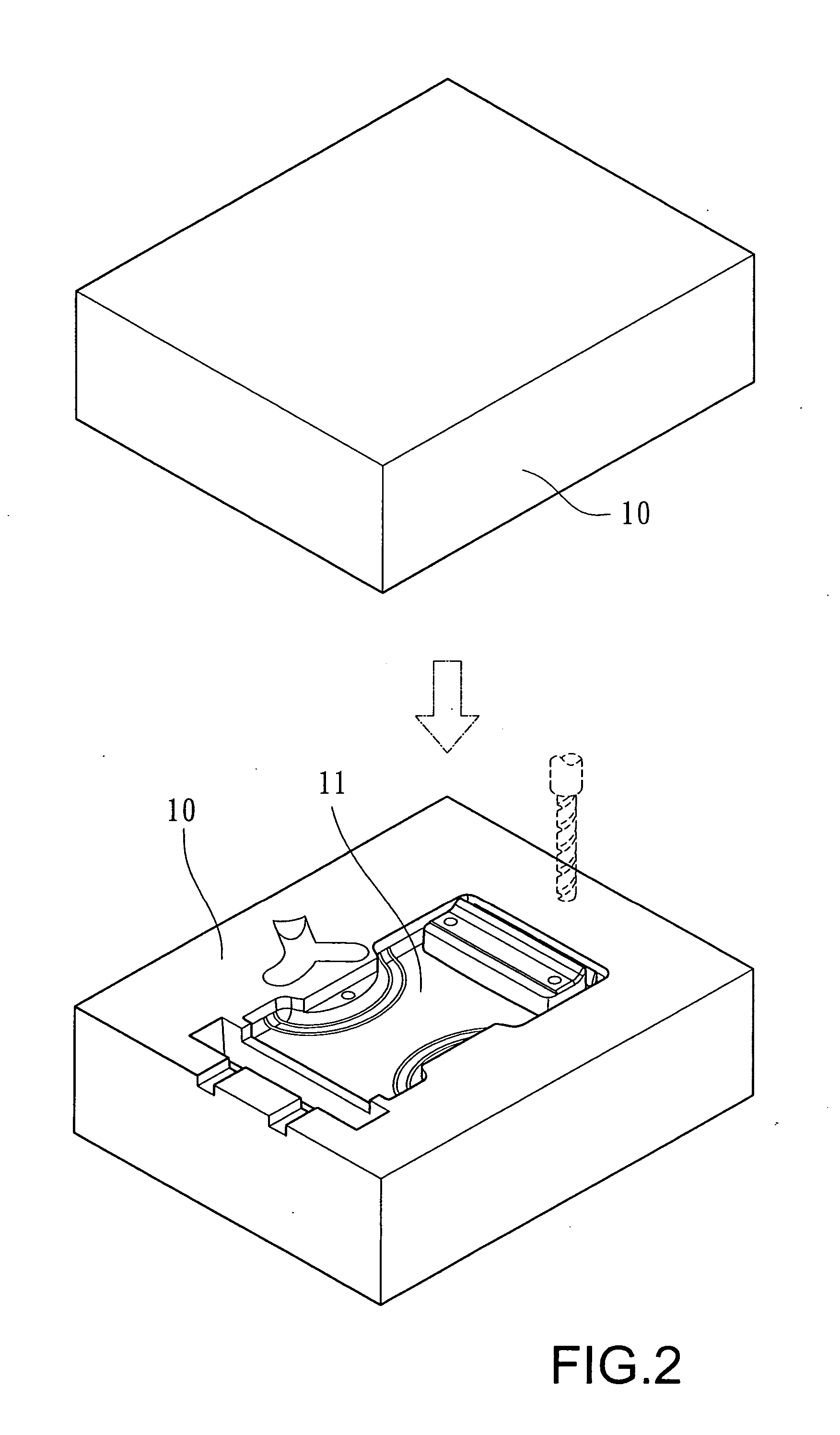 Method for forming a fine embossed pattern on a surface of a fastener member