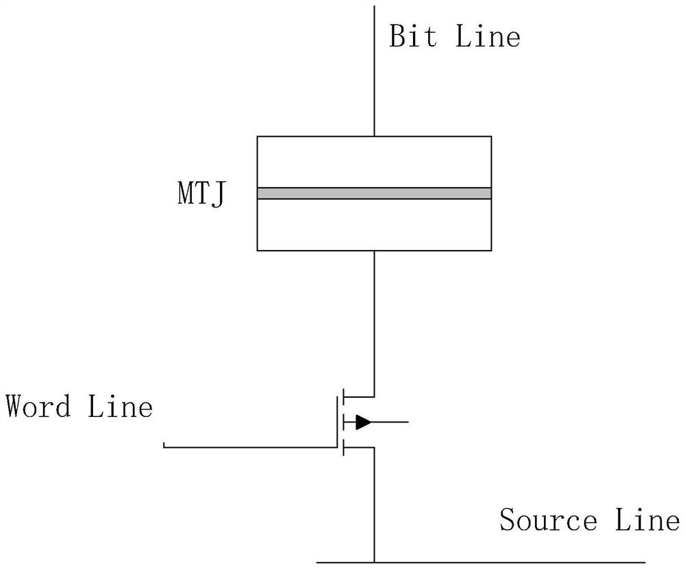 A mram readout circuit using low voltage pulses