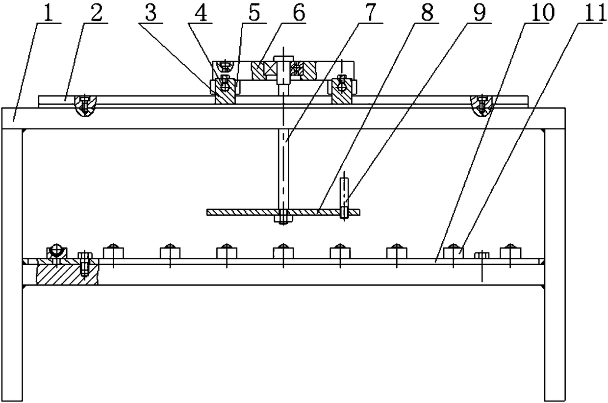 Operating platform of laser marking machine