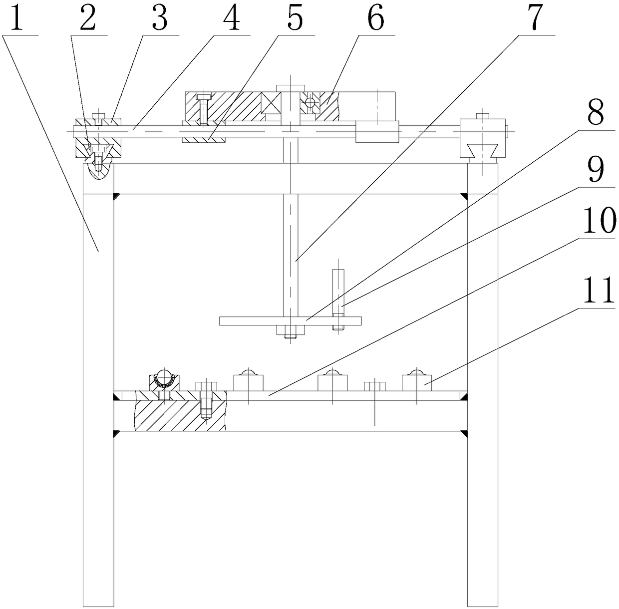 Operating platform of laser marking machine