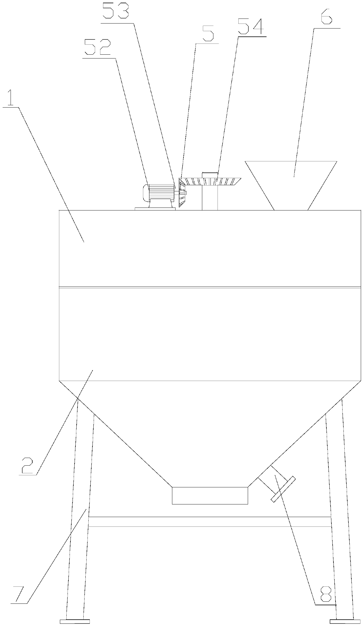 Papermaking pulp mill with good milling effect